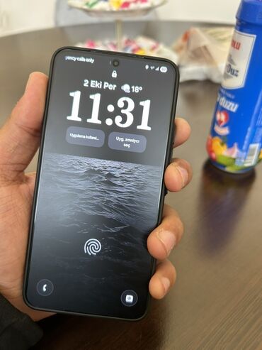 samsung tab s7 plus qiymeti: Samsung Galaxy S22, 128 GB, rəng - Qara, Barmaq izi
