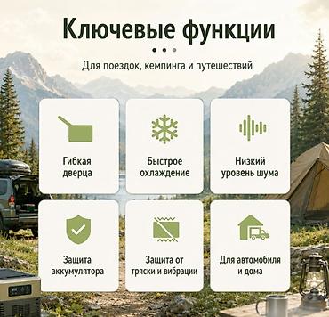 электрический кулер: Автомобильный компрессорный холодильник Alpicool XD55 (55 литров) — 4