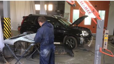 баннер для рекламы: Рихтовка, сварка, покраска, без выезда