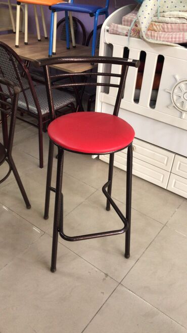 Restoran mebeli: Bar oturacaqlari zavod istehsalidir qalin demirlidir oturacaq hisse — 18