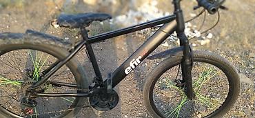 Велосипеды: Velosiped – Efir WS, dağ/şosse tipli hibrid - Rəng: mat qara, yaşıl — 6