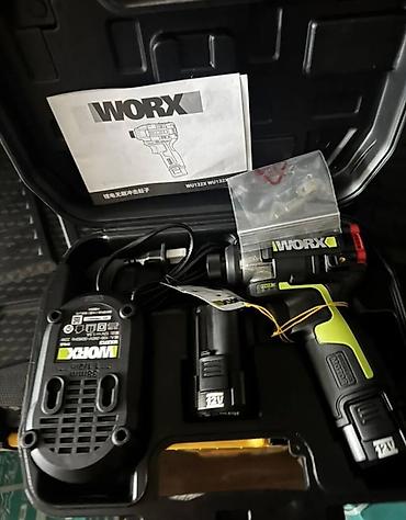 винтоверт: Аккумуляторный ударный шуруповерт-винтоверт WORX WU132X (12 В) — 1