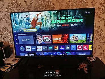 ucuz ve keyfiyyetli telefonlar: İşlənmiş Televizor Hisense DLED 32" FHD (1920x1080), Ünvandan götürmə — 2