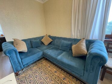avanqart mebeller: Угловой диван, Новый, Нераскладной, Без подьемного механизма, Набук, Нет доставки