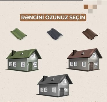 Profnastil: Dam örtükləri və profnastil - Rəng və model seçimi geniş: klassik — 6