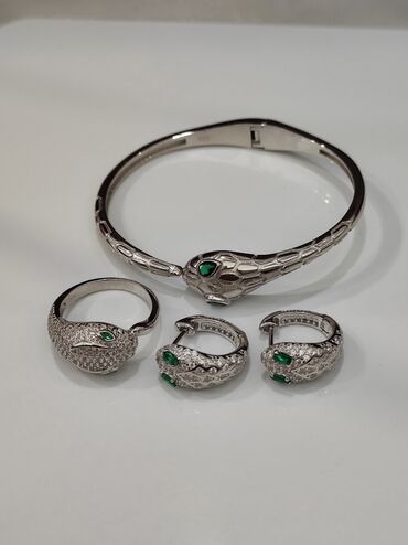 Серебряные наборы украшений: Набор украшений, Проба 925, Женские, Новый — 2