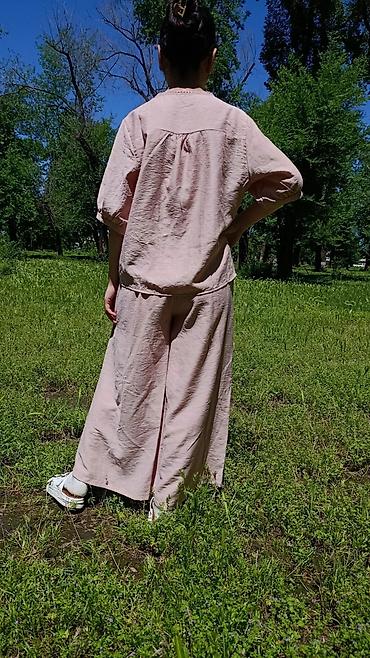 Джинсы: Штаны кюлоты широкие джинсовые - Фасон: очень широкий крой — 15