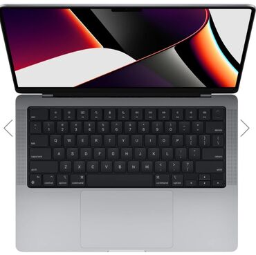 ноутбук м1: Apple, 16 ГБ ОЗУ, 14 ", Б/у, Для несложных задач, память HDD + SSD