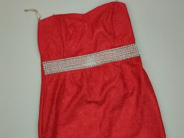 czerwona sukienki hiszpanka na wesele: Sukienka, S, stan - Dobry