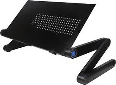 Druga oprema za računare i laptopove: Podesivi aluminijumski stalak/stočić za laptop - Višenamenski dizajn — 17