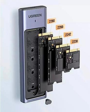 Другие комплектующие: UGREEN CM559 для SSD M.2 NVMe/SATA, 10Gbps. В наличии: UGREEN CM559 - — 4