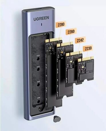 Другие комплектующие: UGREEN CM559 для SSD M.2 NVMe/SATA, 10Gbps. В наличии: UGREEN CM559 - — 4