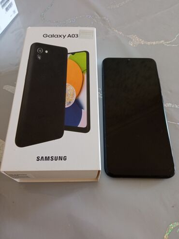 samsung s21 satılır: Samsung Galaxy A03s | 32 GB | rəng - Qara | Düyməli, Sensor, Barmaq izi