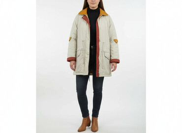 kurtka puchowa damska z kapturem reserved: Women`s trench, size XL