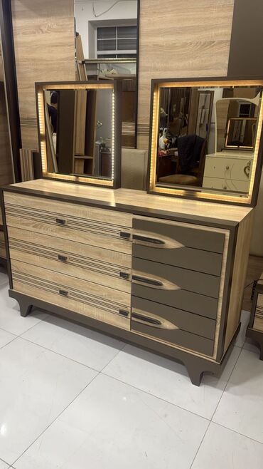 Yataq otağı dəstləri: İkinəfərlik çarpayı, Dolab, Komod, 2 tumba — 4