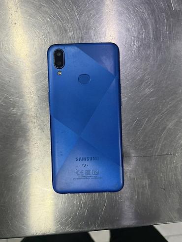 telefon note 10: Samsung Galaxy A10s, 32 ГБ, цвет - Голубой, Две SIM карты — 1