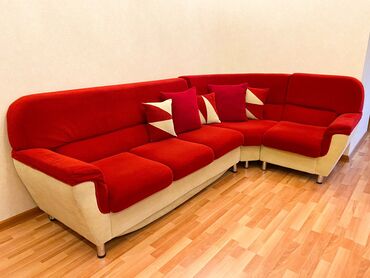 divan acilan: Б/у, Угловой диван, Кресло, Без подьемного механизма, Раскладной