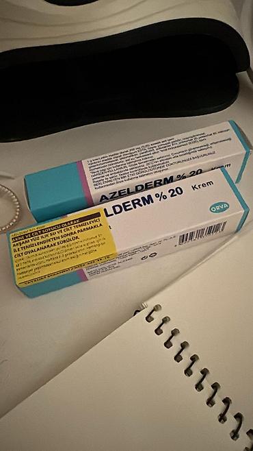 acnelyse krem 0.1: Məhsul: Azelderm 20% İstifadə məqsədi: - Akne (sızanaq) və dəri — 1