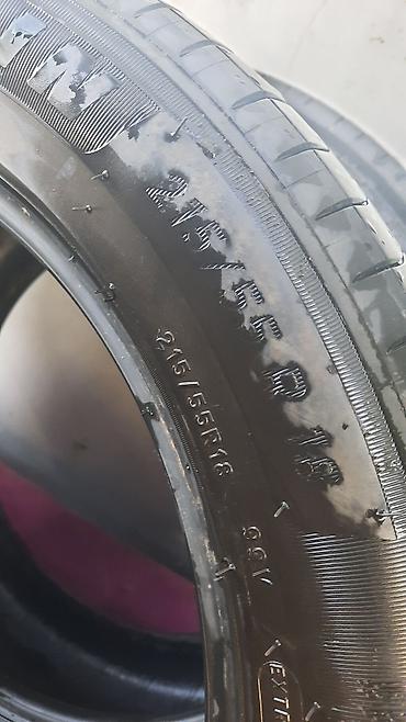 michelin r18: Шины 215 / 55 / R 18, Лето, Б/у, Комплект, Легковые, Китай, Michelin — 7