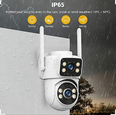 hile mobile: IP65 wifi təhlükəsizlik kamerası 5G Dual Lens Xarici Təhlükəsizlik — 2