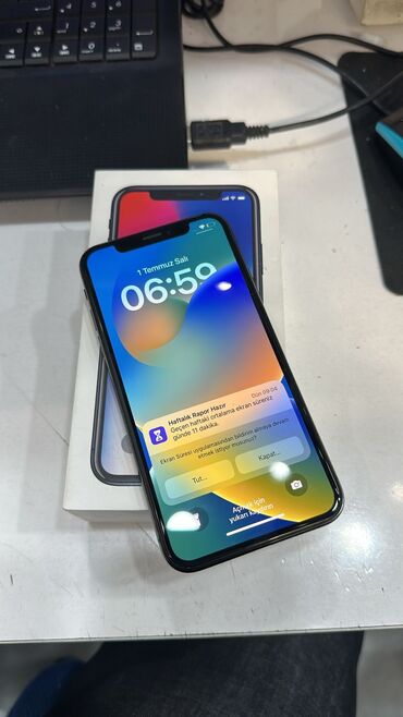 i̇pone dubay: IPhone X, 64 GB, Black Titanium