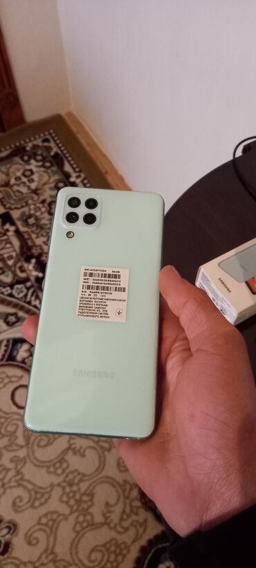 xiaomi note 9 s: Samsung Galaxy A22, 64 GB, rəng - Ağ, Sensor, Barmaq izi, İki sim kartlı