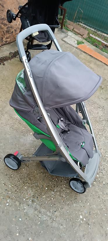 jesenji sesir za decu: Svo troje kolica za bebe 100€ QUINNY sivo-zelena, BERTONI zelena 2 — 1