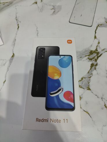 чехлы на redmi note 11: Xiaomi, Redmi Note 11, Б/у, 128 ГБ, цвет - Черный, 2 SIM