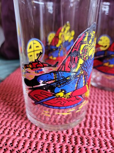 Čaše: Case nove paracinsko staklo 80te. Vintaz case univerzalne komada 5 — 9