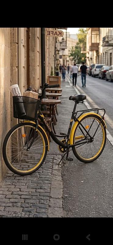 velosiped motor: Yeni Şəhər velosipedi 28", sürətlərin sayı: 1, Ünvandan götürmə — 2