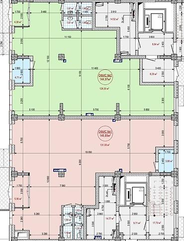 107: Продажа офисов 107 м², Многоэтажное здание, 1 этаж — 2