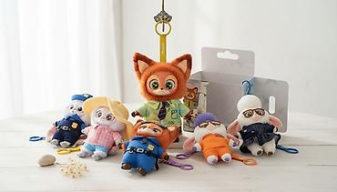 brilok: Disney Zootopia miniatür plyuş asqılı fiqurlar - Rəsmi Disney — 4