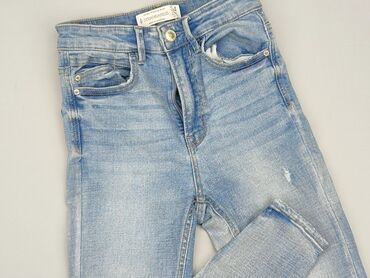 jeansy z gumką damskie: Jeans, Stradivarius, XS (EU 34), condition - Fair