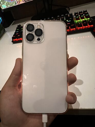 Apple iPhone: IPhone 12 Pro Max, Б/у, 256 ГБ, White Titanium, 50 %