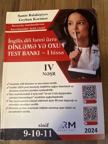Samir Balakisiyevin dinleme ve oxu uzre test banki 1ci hisse