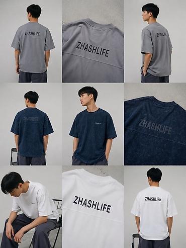 Эркектер кийими: Футболка oversize ZHASHLIFE - Материал: кулирка Premium, 100% хлопок — 5
