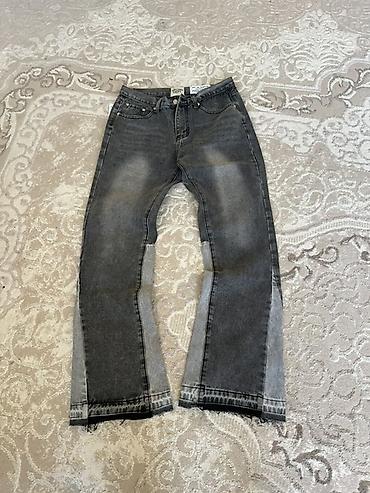 zara 36: Джинсы, Клеш, Средняя талия, Стрейч, L — 1
