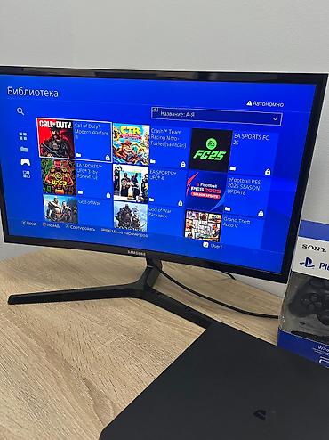 note 2: Продаю прошитую Sony PlayStation 4 слим, 1000 Гб. Приставка в — 2