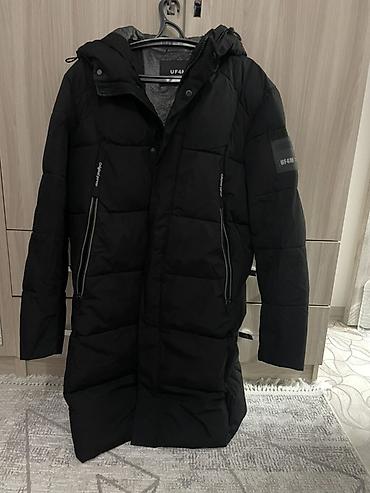 удобная куртка: Длинный мужской пуховик UF4M (Urban Fashion For Men), черный. Размер L — 1