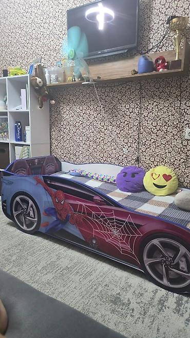 spider men: Кровать-машинка, Новый, ЛДСП — 1