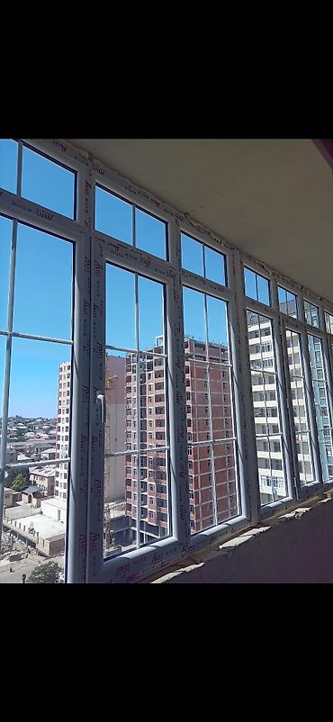 Plastik pəncərələr: Yeni Təkqat şüşə paketi Plastik pəncərə, Еni: 1 sm, Uzunluğu: 2 sm, Pulsuz quraşdırma — 20