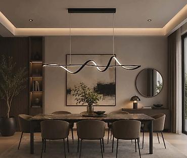 mini ogradice: Moderni LED viseći luster – spoj elegancije i tehnologije Unesite dozu — 2