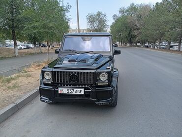 обвес брабус: Черный внедорожник Mercedes-Benz G-класса, доработанный Brabus