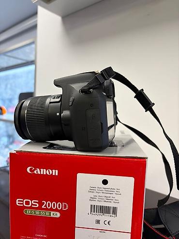 canon eos 2000d: Canon EOS 2000D – DSLR fotoaparat (EF-S 18-55mm III Kit) — 3
