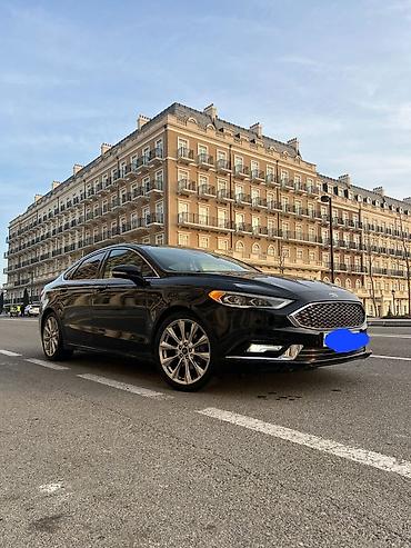 esp: Ford Fusion Platinum – qara rəng, sedan, yüksək komplektasiya. Əsas — 6