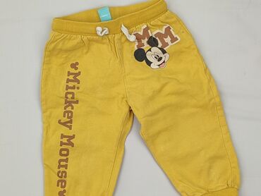 czarne spodnie woskowane z wysokim stanem: Спортивні штани, Disney, 1,5-2 р., 98, стан - Дуже гарний