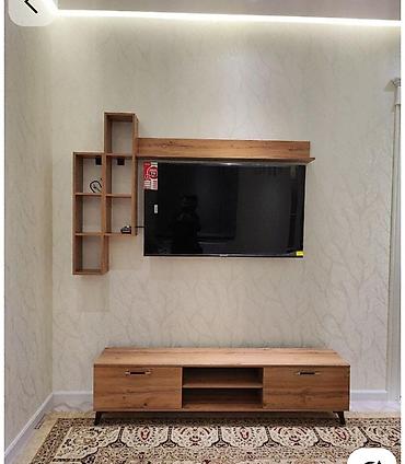 tilvizor alti: Yeni, Düz TV altlığı, Polkalı, Laminat — 1