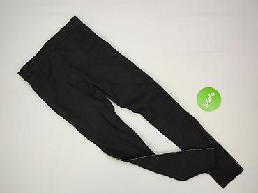 czarne cargo pull and bear: Zara, Spodnie materiałowe damskie, rozmiar M — 3