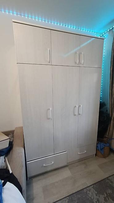 silver kitchen: Шифоньер, шкаф для одежды, Новый, Прямой, ЛДСП — 1