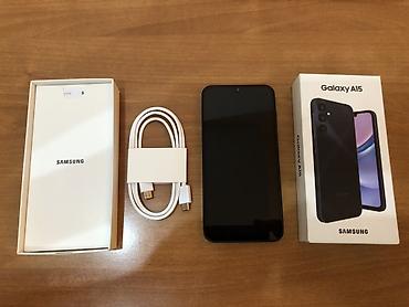 самсунг s15: Samsung Galaxy A15, Б/у, 128 ГБ, цвет - Синий, 2 SIM — 1